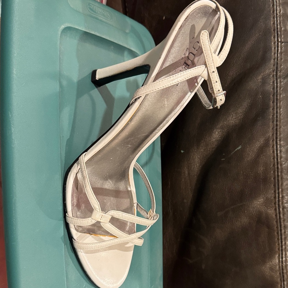 Guess by Marciano White Strappy Heels
